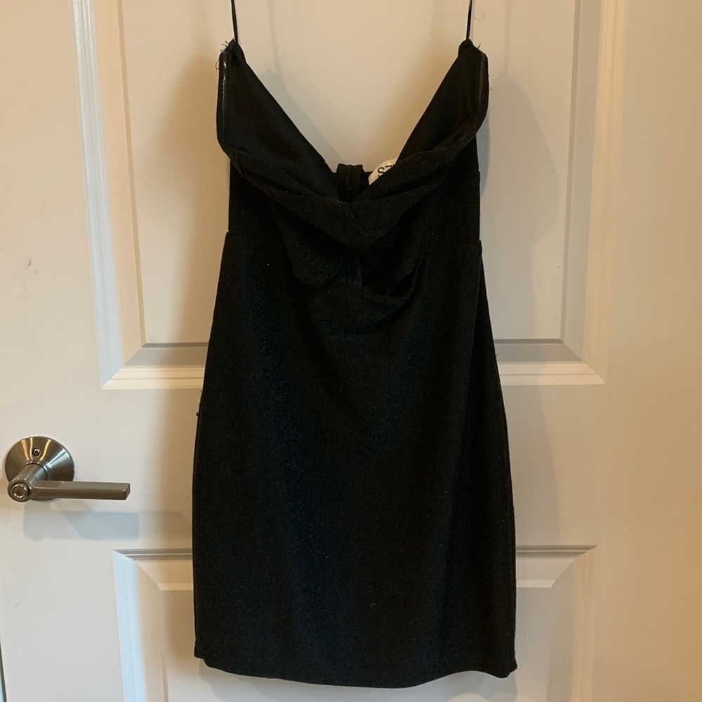 Small LBD with silver sparkles! Very pretty! Worn only once to a college formal